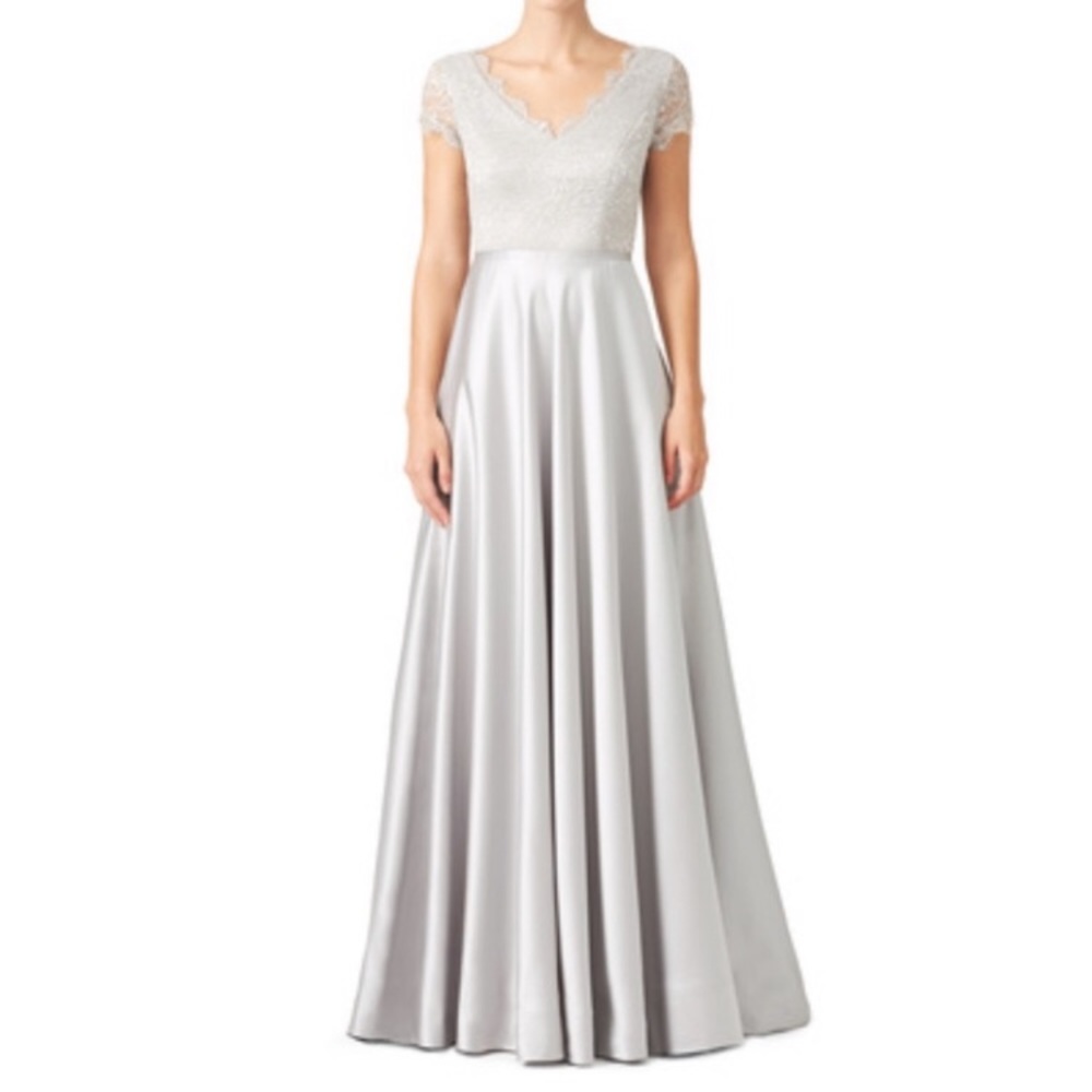 Nah Khanh Silver Harmony Gown